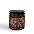 Kalamkari Design Scented Soy Candle | Traditional South Indian Art Home Decor