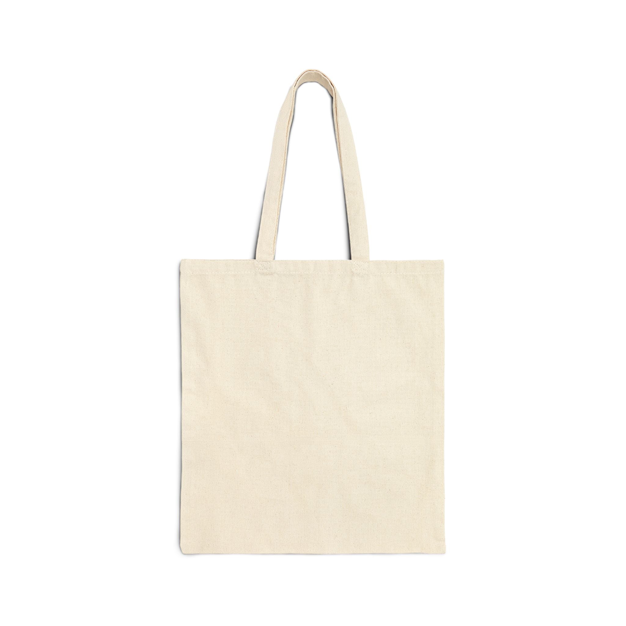 Central Indian Warli Folk Art Canvas Tote Bag | Warli-Inspired Tribal Print