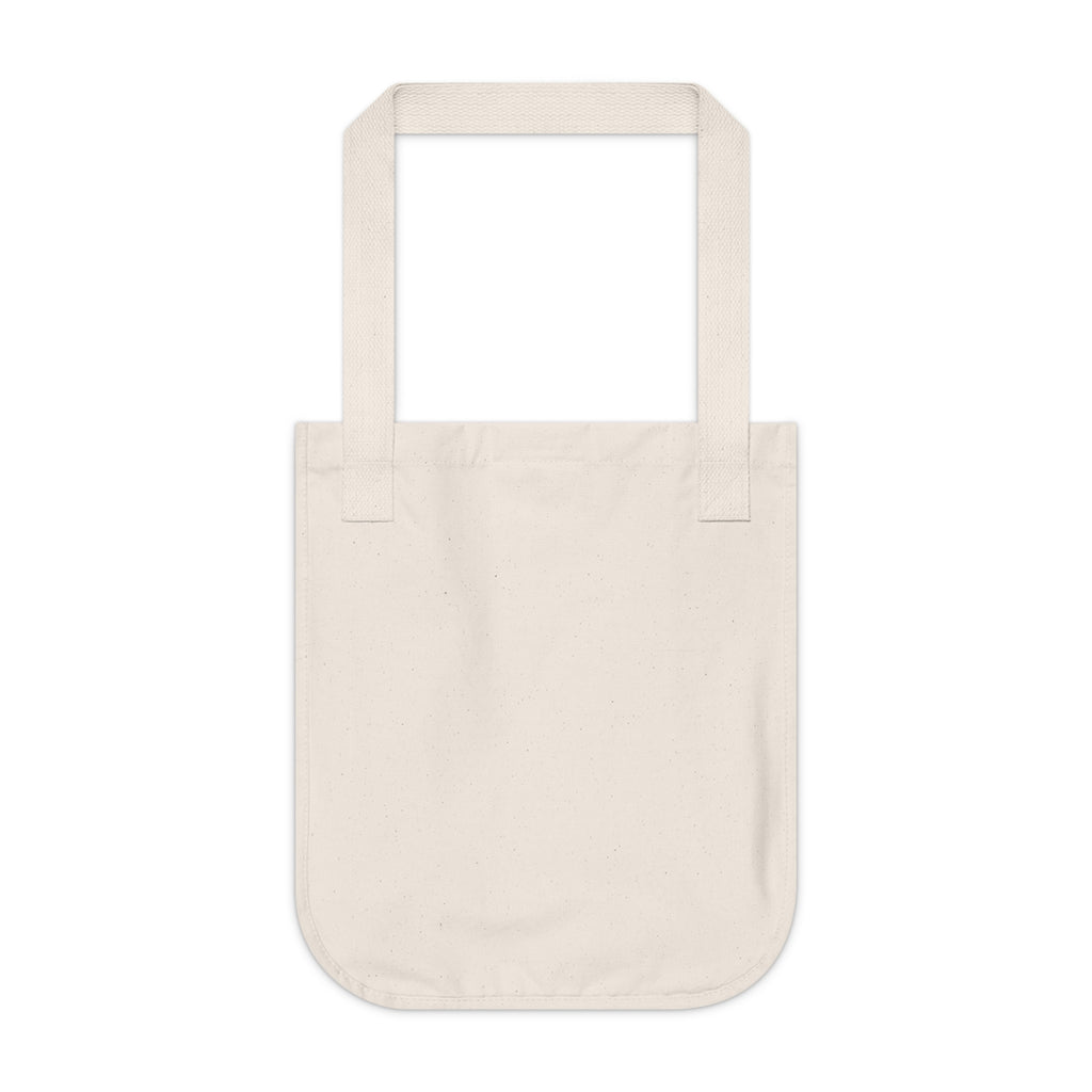 South Indian Kolam Art Organic Canvas Tote Bag | Traditional Folk Art Design