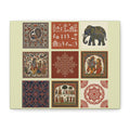 Indian Folk Art Stretched Matte Canvas | Madhubani, Warli, Gond, Kolam & More