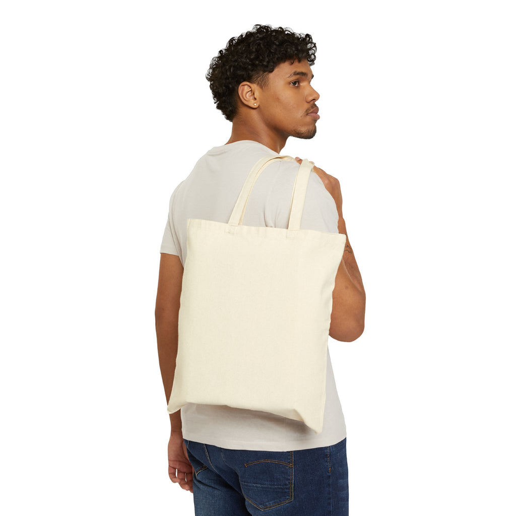 Central Indian Warli Folk Art Canvas Tote Bag | Warli-Inspired Tribal Print