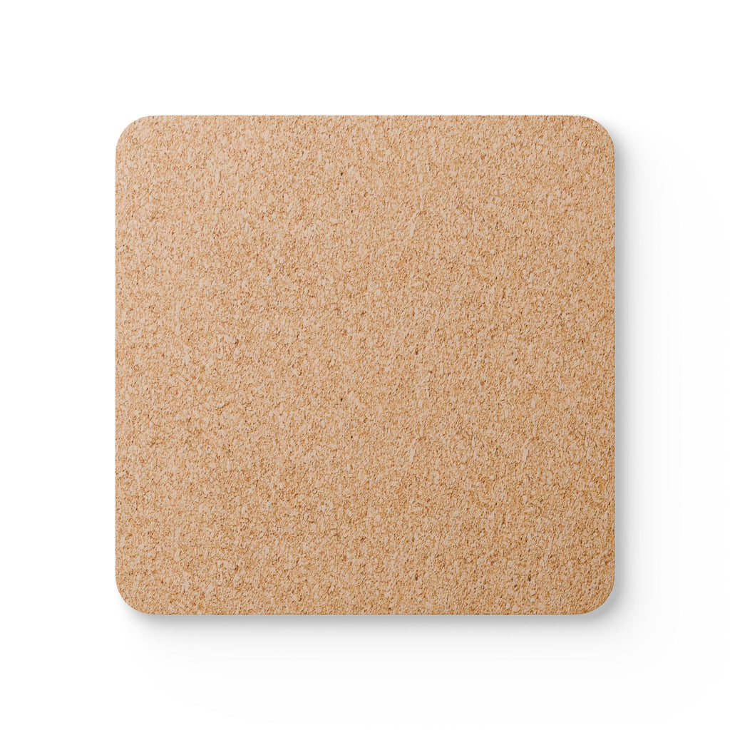 Madras Checks Design Cork Coaster Set | Traditional South Indian Pattern (4-Pack)